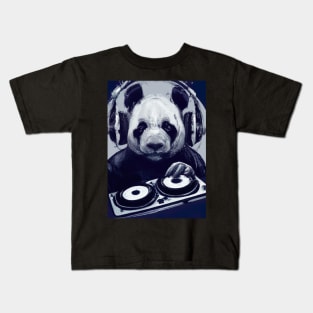 DJ Panda Music Kids T-Shirt